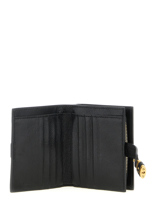 Black buffalo leather cardholder-null