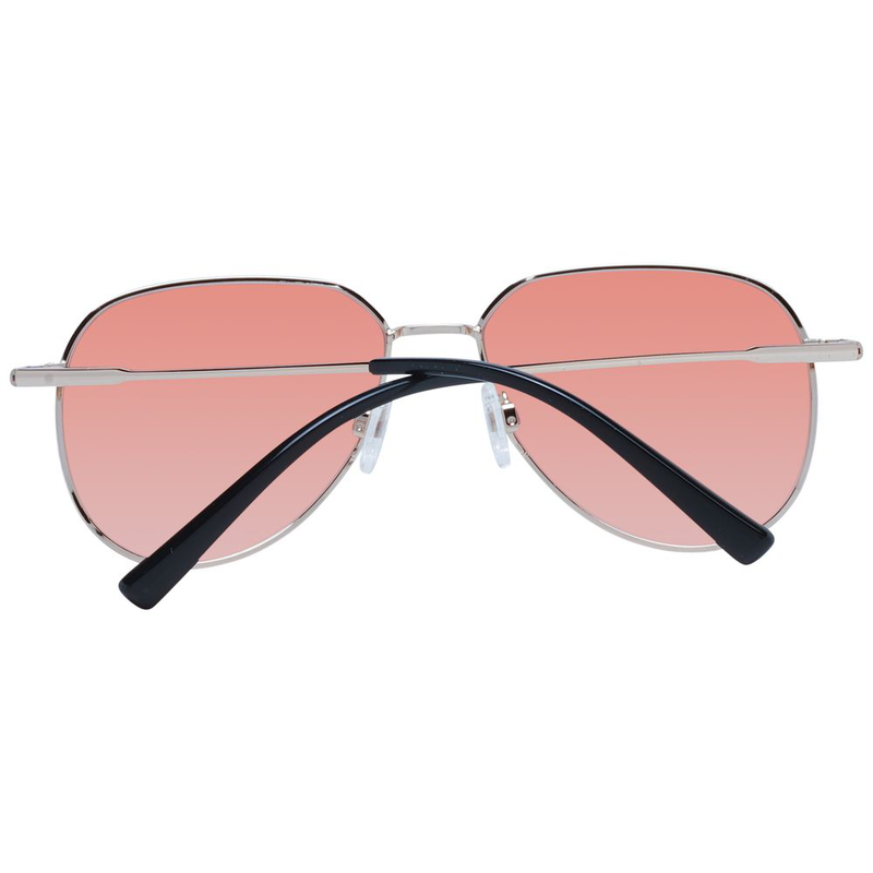 Rose gold metal sunglasses-null