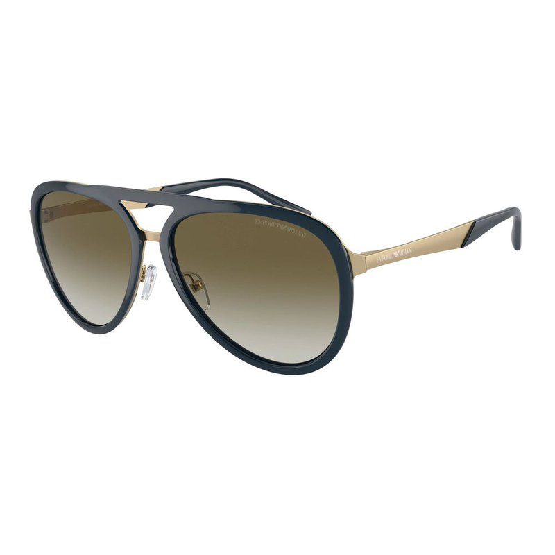 Blue metal sunglasses-null