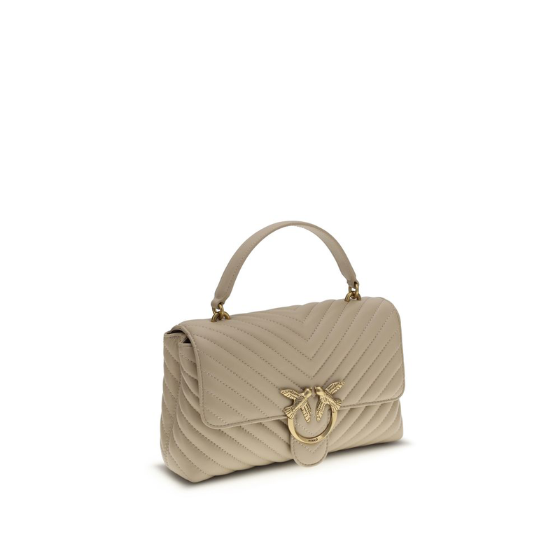 Beige calf leather bos taurus handbag-null