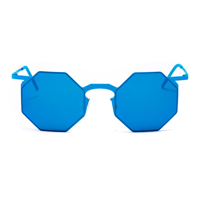 Blue metal sunglasses-null