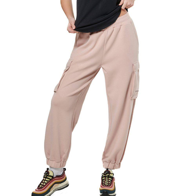 Women's modal cargo trousers, Rose, medium