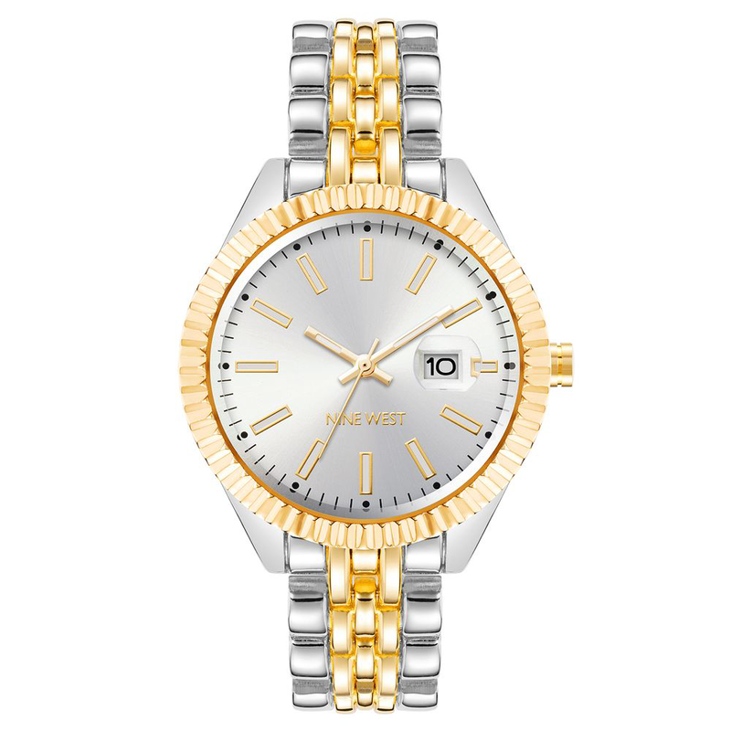 Multicolor metal dress watch-null