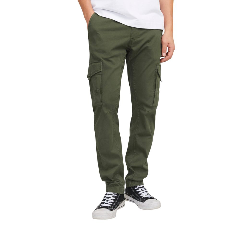 Jjipaul pants - olive night-null