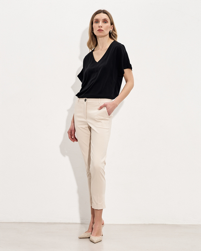 Cotton trouser suit-null