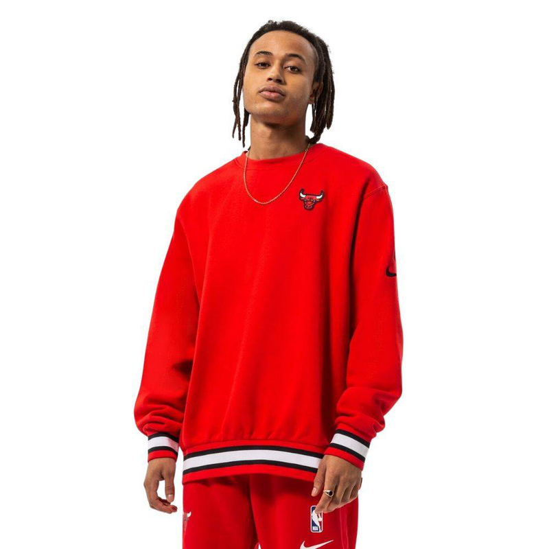 Nba chicago bulls courtside fleece crew image number null