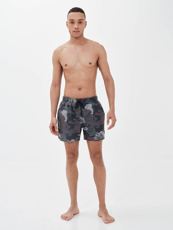 Printed camo swimshort image number null