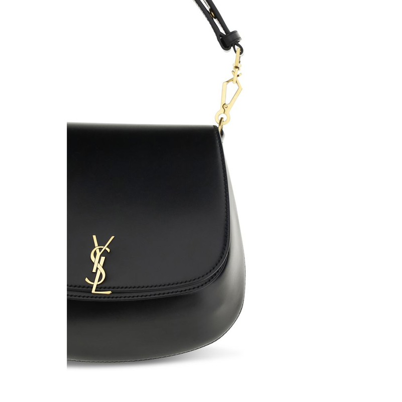 Black calf leather bos taurus handbag-null
