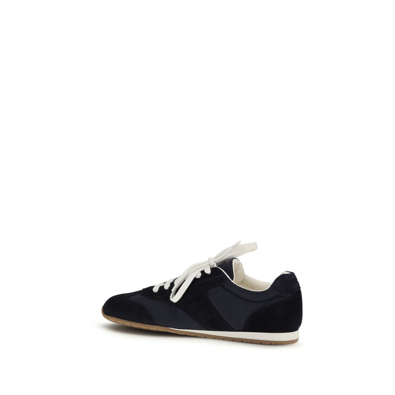 Blue calf leather bos taurus athletic sneakers-null