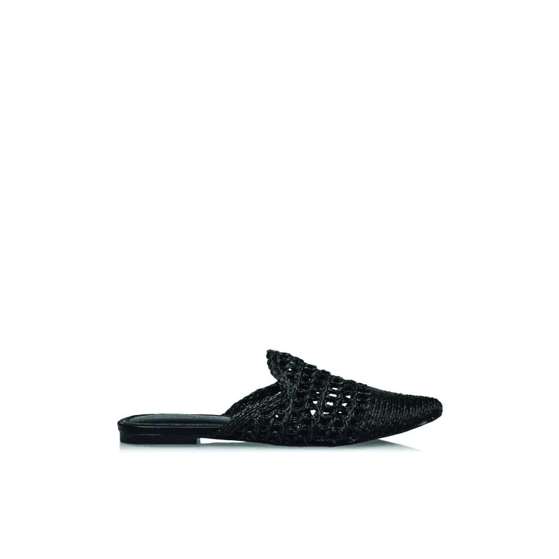 Miss nv flat mules , black-null