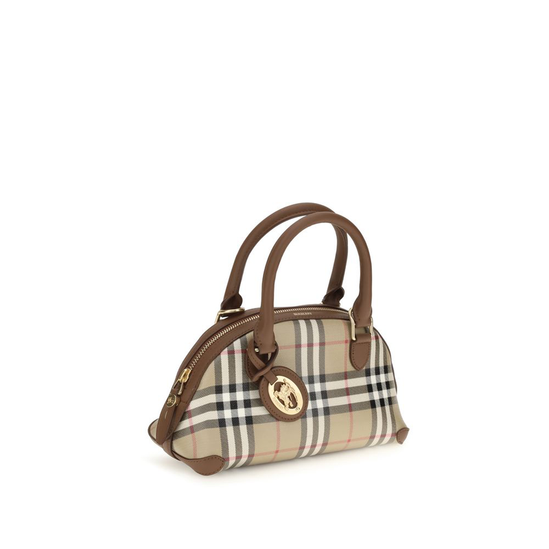 Beige canvas handbag-null