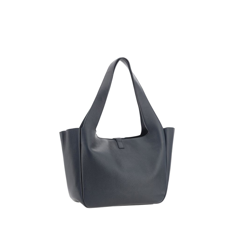 Black calf leather bos taurus shoulder bag-null