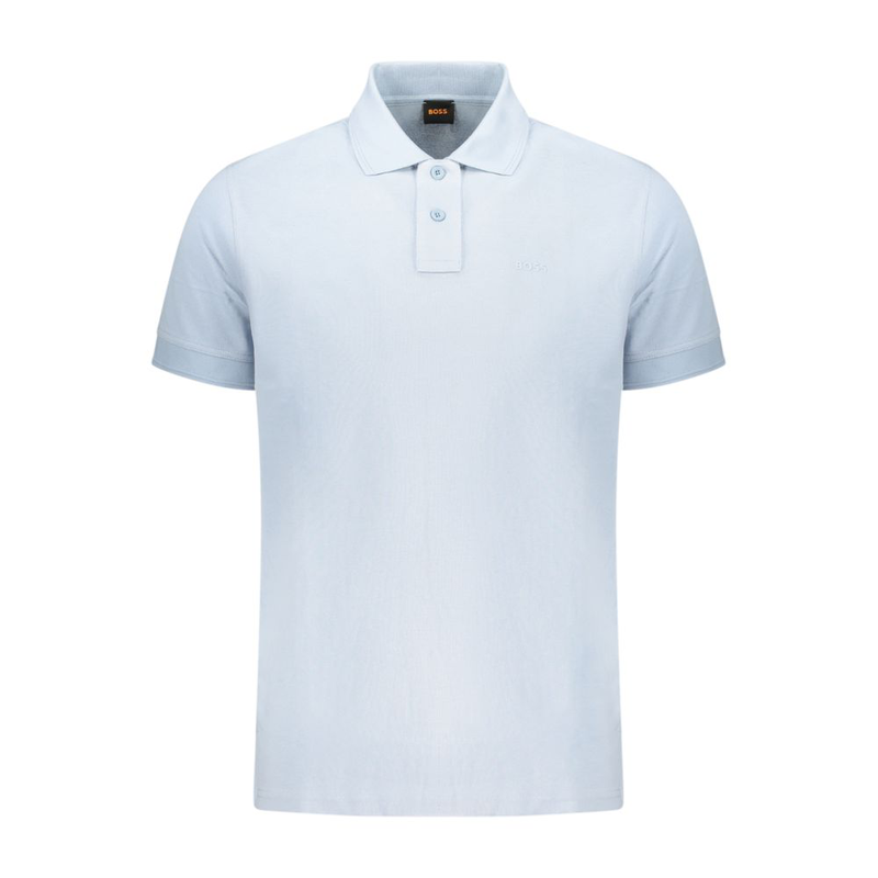 Azzurro cotton mens polo shirt-null