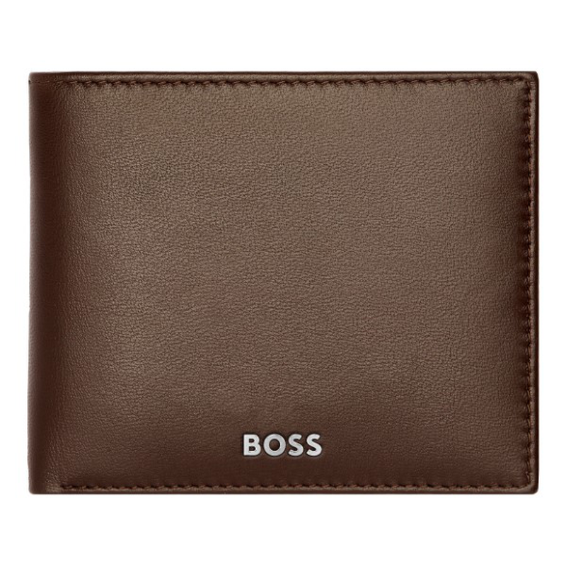 Boss coins purse classic smooth brown-null