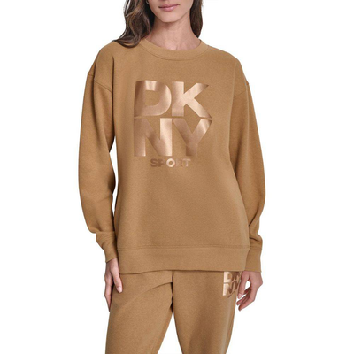 Dkny logo sweater, Whiskey, medium