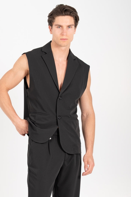 300-25-salvo overshirt, Black, medium