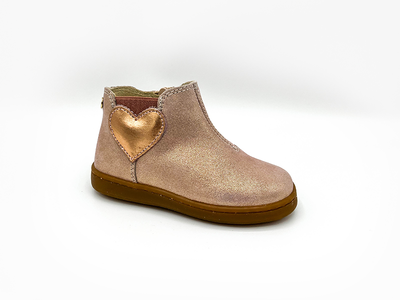 Naturino camel leather ankle girl's boot  nat34n