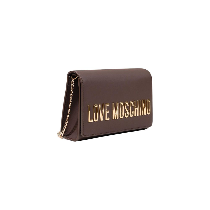 Brown polyethylene handbag-null