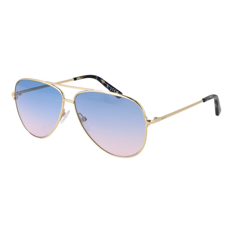 Gold metal sunglasses-null