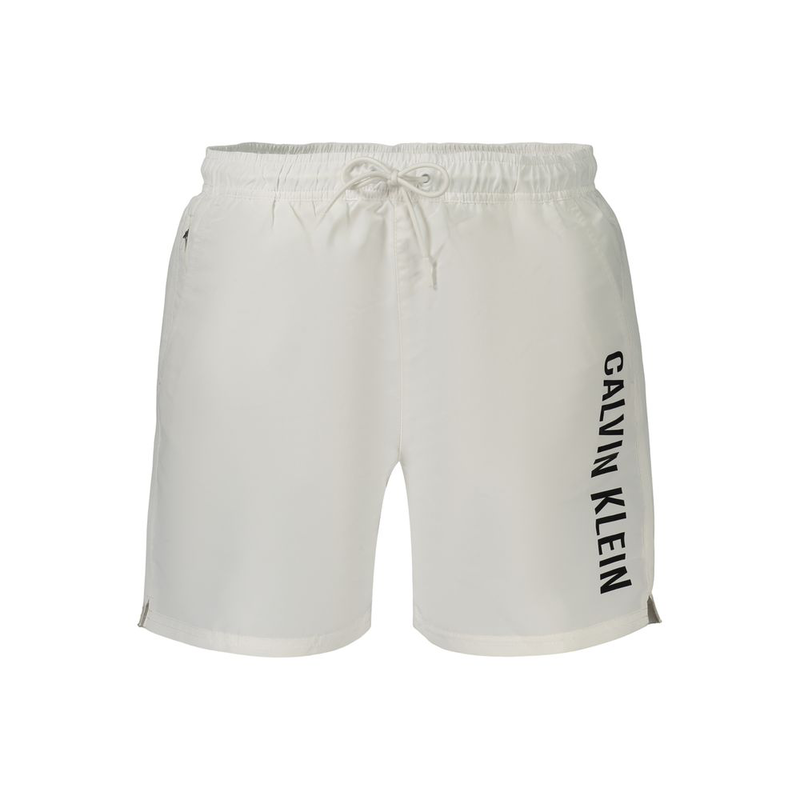 White polyester men's short-null