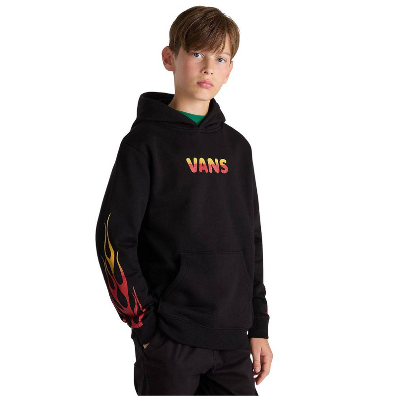Vans boys flame hoodie-null