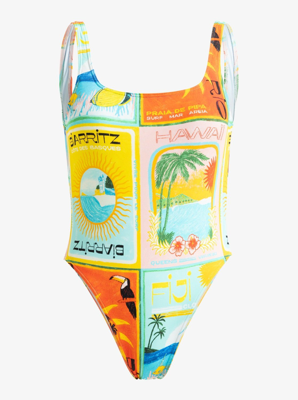 Roxy women's swimwear atlas one piece hl image number null