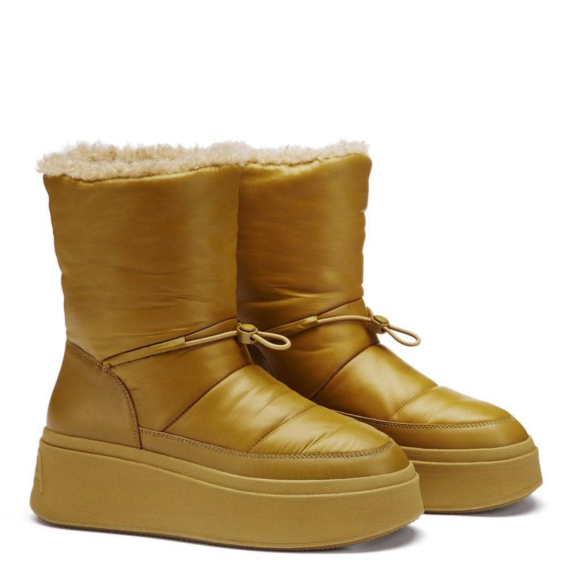 Ash mountain puffy nylon boots-null