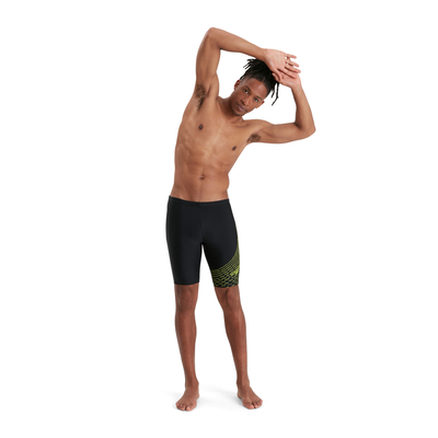 Speedo menmedley logo  jammer (11355-g691), Black/black, medium