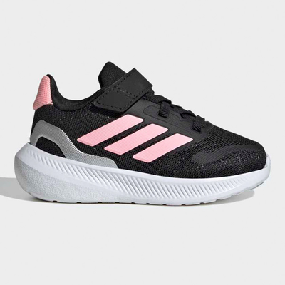 Adidas infant runfalcon 5 elastic, Black-pink, medium