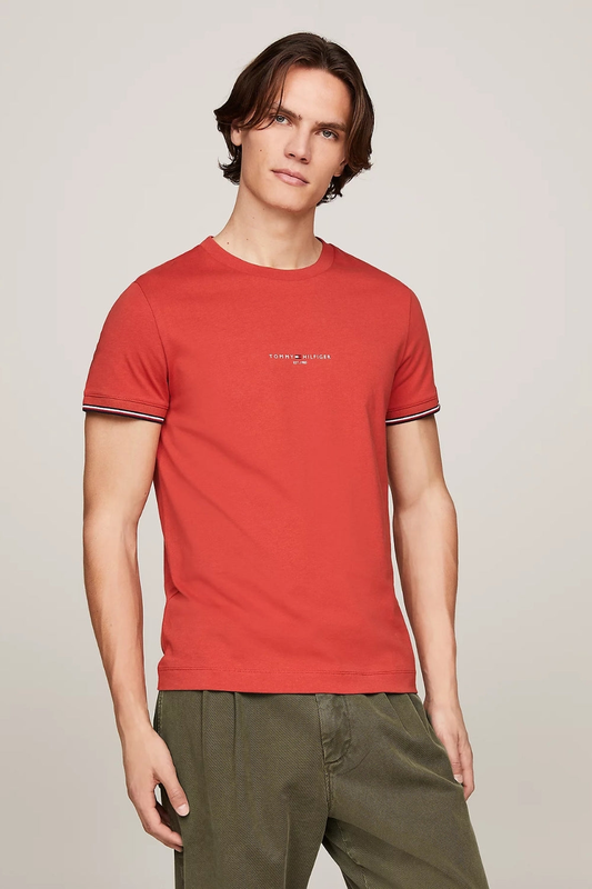 Tommy logo tipped tee - tommy hilfiger-null