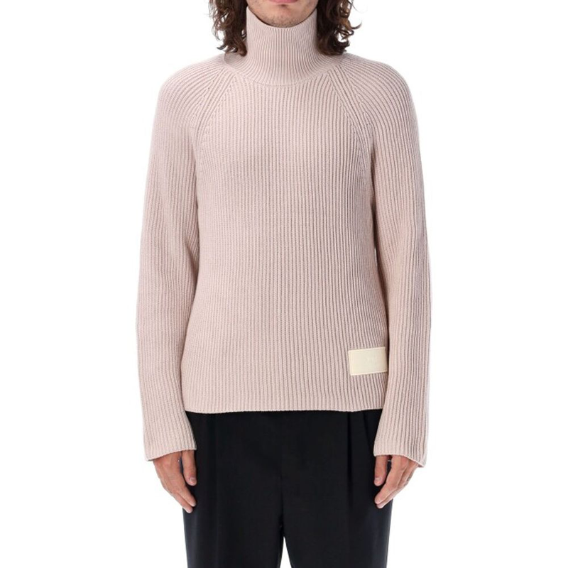 Multicolor cotton turtleneck-null