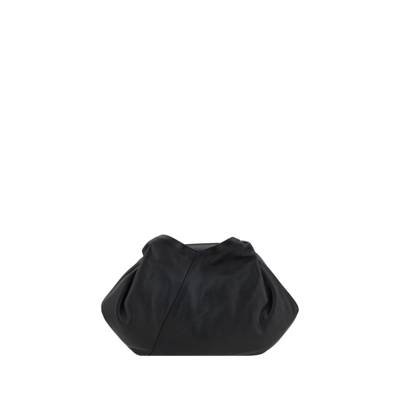 Black calf leather bos taurus handbag-null