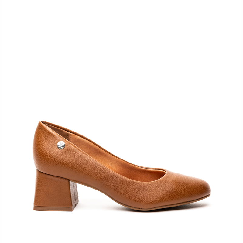 Vizzano rounded toe mid heeled pumps-null