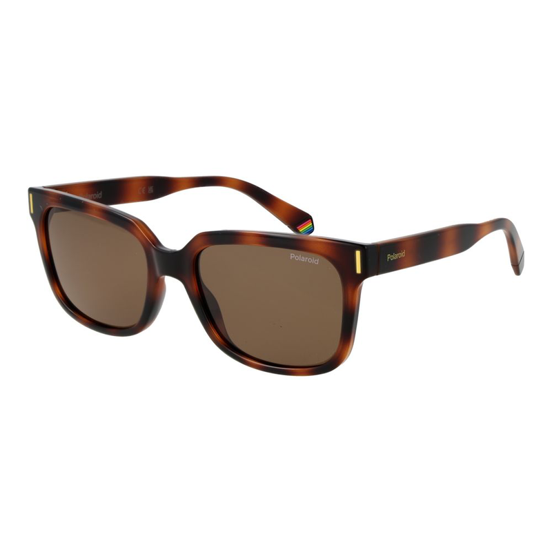 Brown polycarbonate sunglasses-null