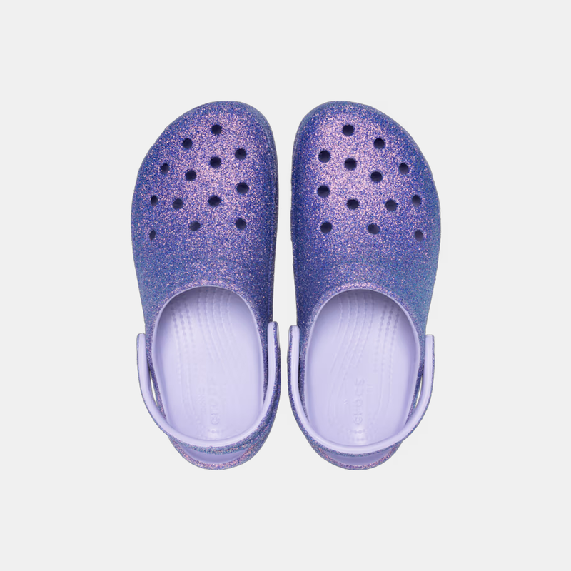Crocs classic platform iridescent glitter clog 5br-null