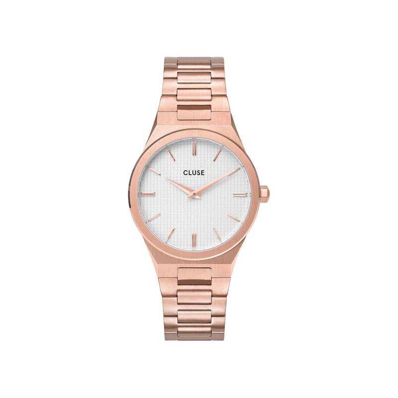 Multicolor stainless steel dress watch-null