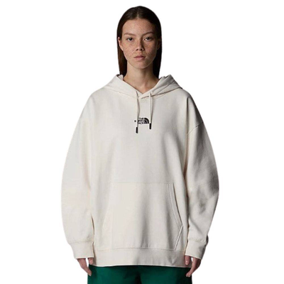 Womens essential crop hoodie, Neutral, medium