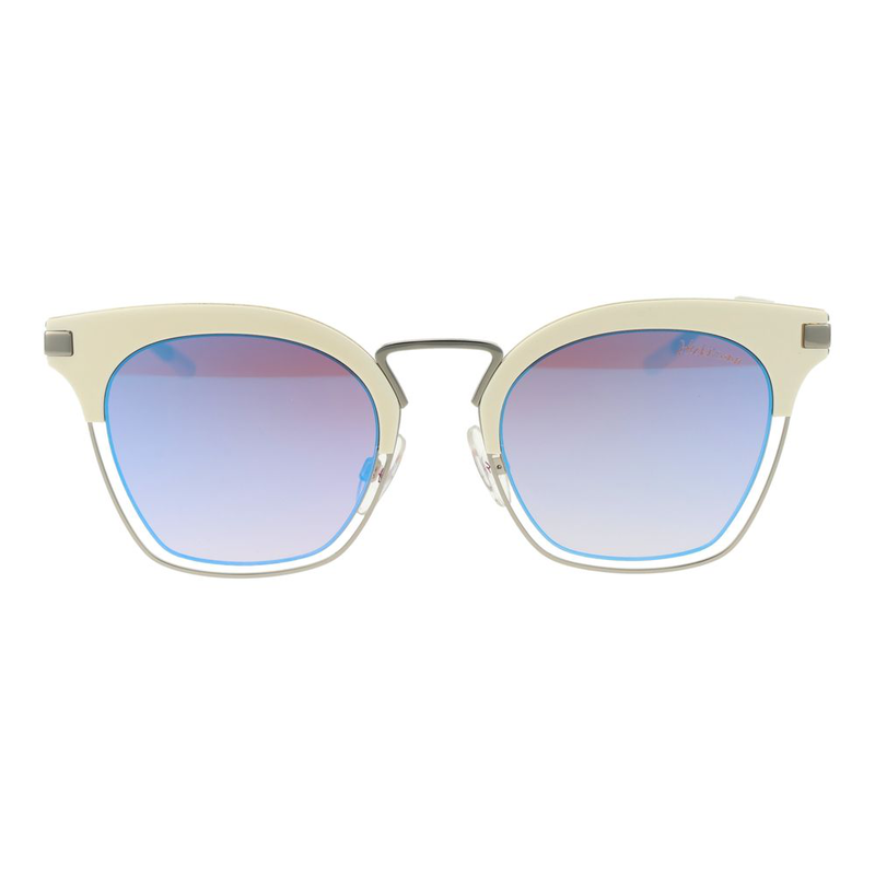 White metal sunglasses-null