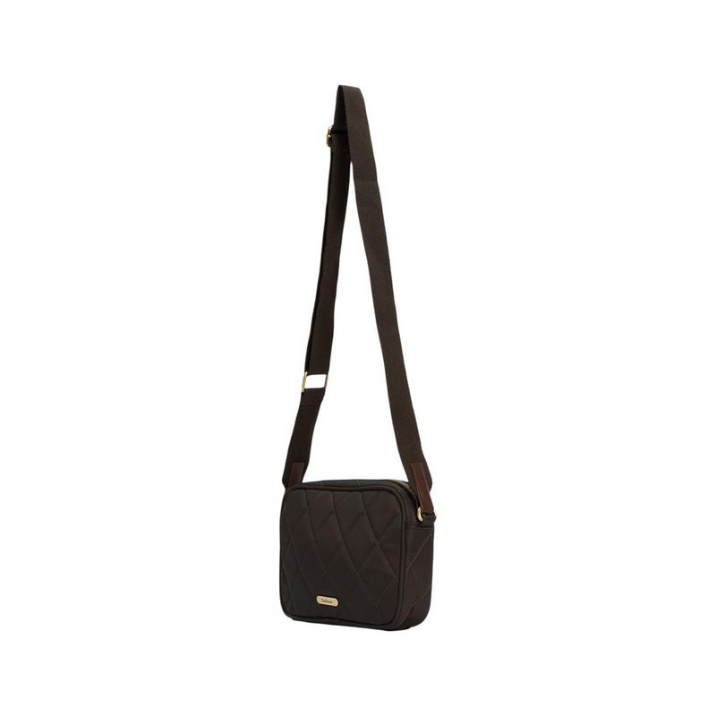 Green polyamide handbag-null