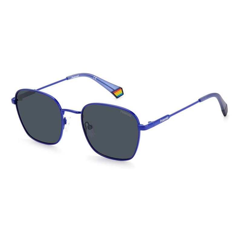 Blue stainless steel sunglasses-null