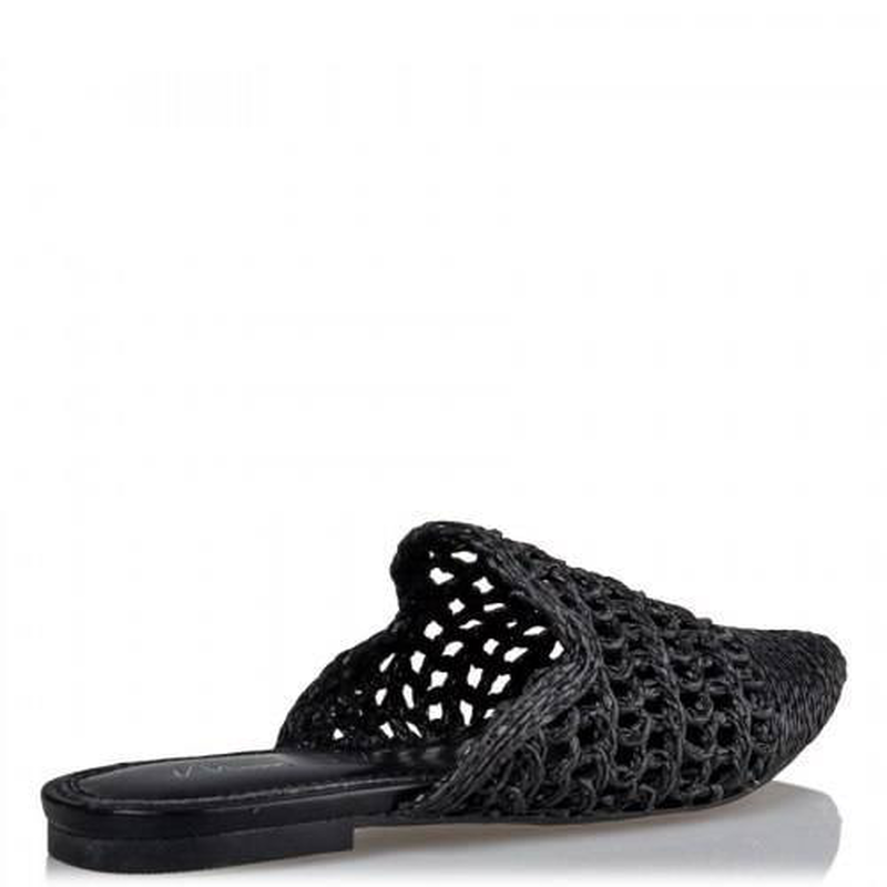 Miss nv flat mules , black-null