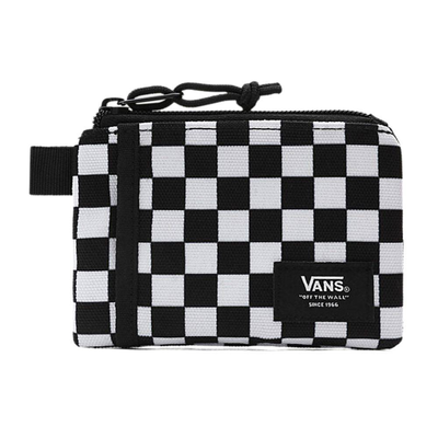 Pouch wallet, Black / White, medium
