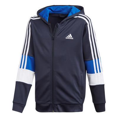 B aeroready 3-stripes fz hoodie, Legend Ink, medium