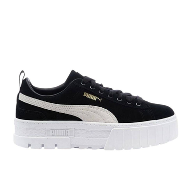Puma mayze womens sneaker, Black / White, medium