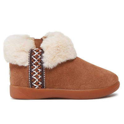 Dreamee bootie toddler boot, Chestnut, medium
