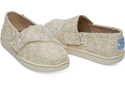 Toms tiny natural daisy metallic, Natural Daisy Metallic, medium