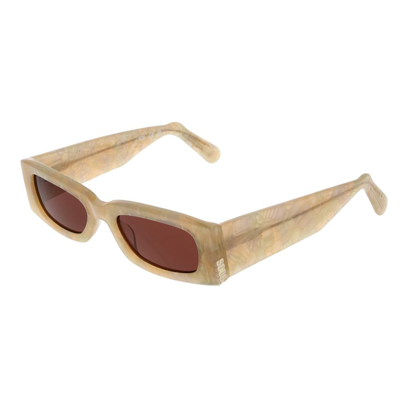 Beige plastic sunglasses-null
