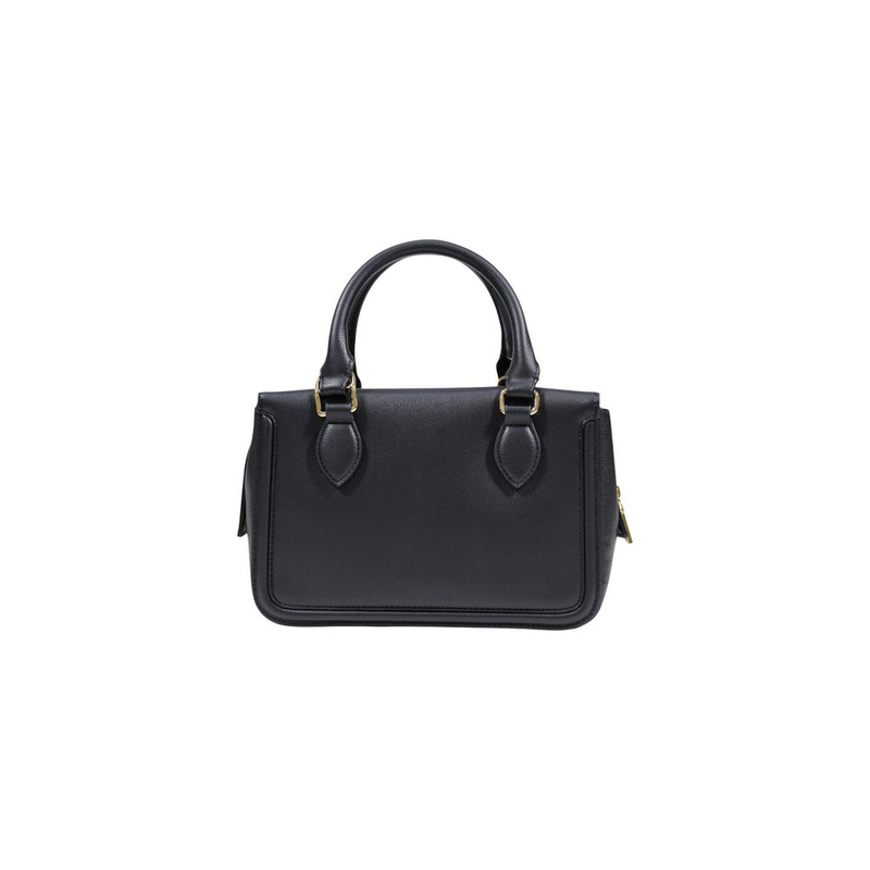 Black polyethylene handbag-null