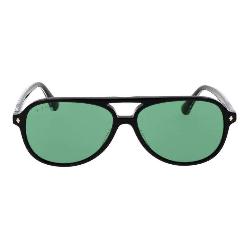 Black acetate sunglasses-null