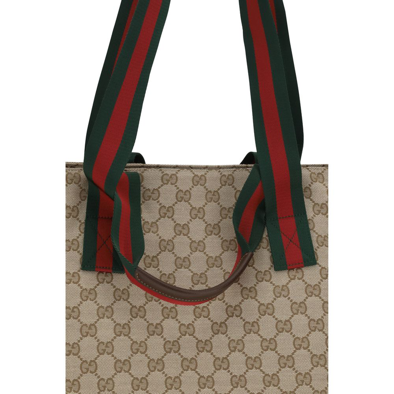 Beige polyester shoulder bag-null